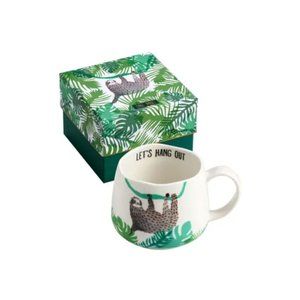 NIB Rosanna Be Wild Sloth Let's Hang Out Ceramic Mug at Nordstrom